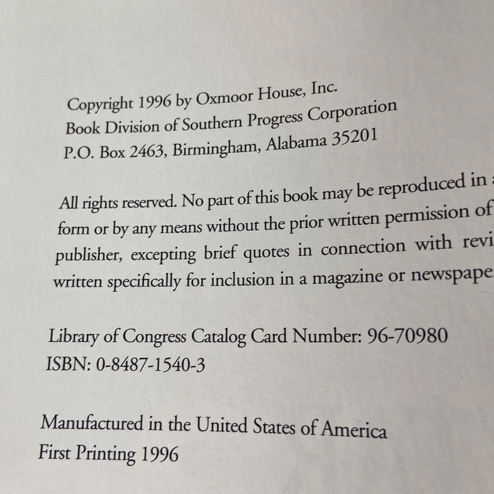 Vintage Five Star Cookbook